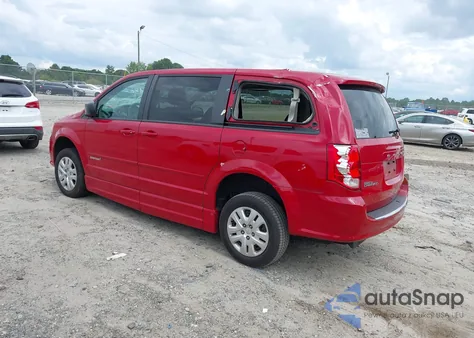 2014 Dodge Grand Caravan Se из США, поврежденный, VIN 2C4RDGBG4ER384313